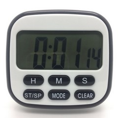 Eieruhr Digitaler Timer,  Kitchen Timer Kurzzeitmesser mit Grossen LCD-Display und Laut Alarm und Magnet