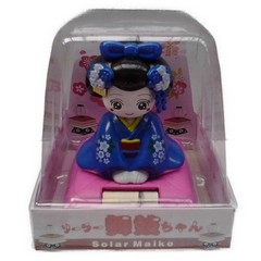 Wackel Geisha (blau-pink)