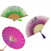 Fans and umbrellas