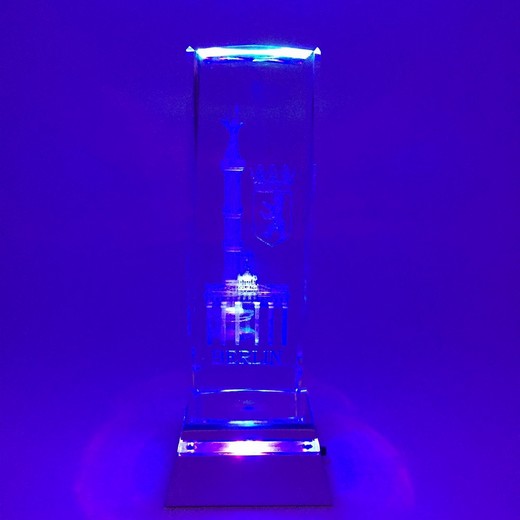 Kristallglas mit 3D Innengravur 5x15mm mit Motiv #100137