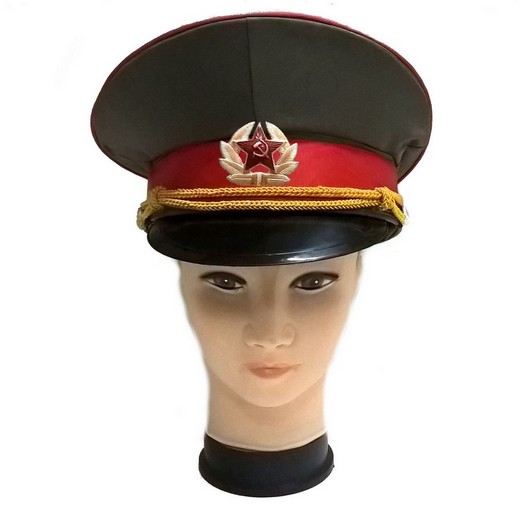 CCCP Peaked Cap Military Cap Red-Green (Mixed Size 57-61)