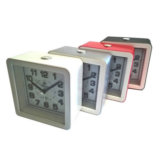 Travel alarm clockmm mit Motiv # 3133 in different colours