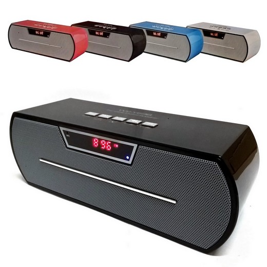 FM MP3 Radio Lautsprecher mit Bluetooth Freisprechfunktion (farbig sortiert) WS-Y69B