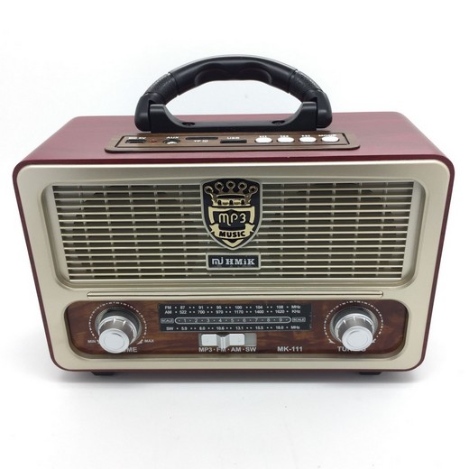 RadiocmIK M-111BT FM/USB/AUX/TF/MP3 Player 3-Band inkl. Akku (farbig sortiert)