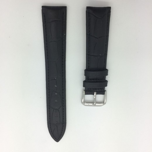 Leder Uhrenarmbänder 18-19 mm Genuine Lederarmband mit Krokodilmuster (farbig sortiert)