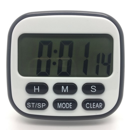Eieruhr Digitaler Timer, Kitchen Timer Kurzzeitmesser mit Grossen LCD-Display und Laut Alarm und Magnet