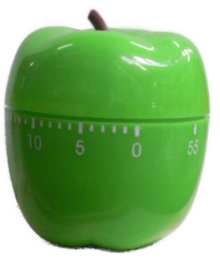 Eieruhr Apfel grün Walze Küchenuhr Kurzzeitmesser Timer Zeitschaltuhr