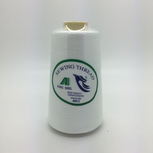 Sewing thread 3000m. roll white
