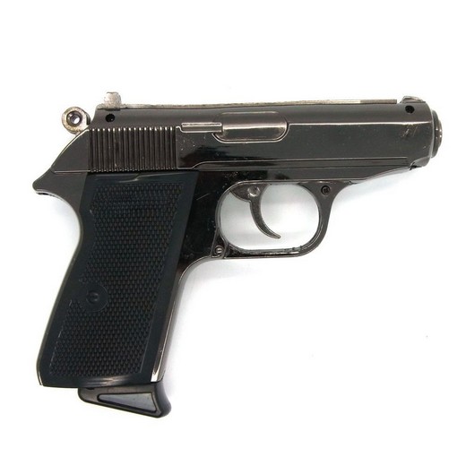 Deko Feuerzeug Pistole 15cmx 12cm mit Holster mit Motiv #508 Leather
