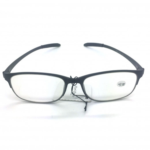 Classic Spring-Hinged Reading Glasses +2.5 (E763)