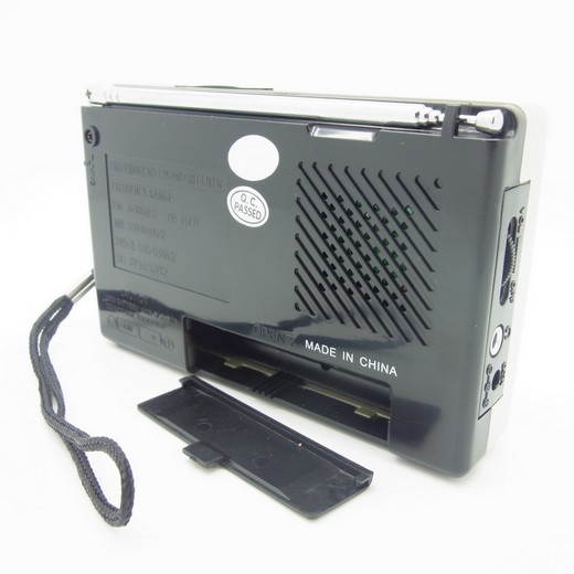 9-Band Weltempfänger Radio Kalade KK-9 (schwarz)