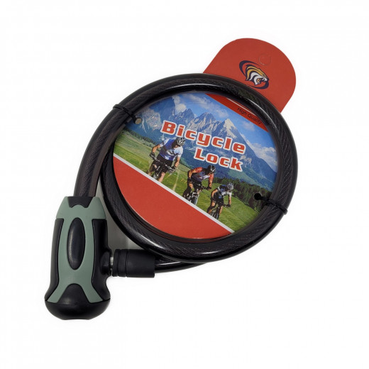 Fahrradschloss inkl. 2 Schlüssel (12mm x 120cm) farbig sortiert