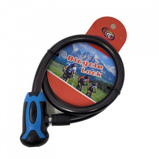 Fahrradschloss inkl. 2 Schlüssel (12mm x 120cm) farbig sortiert