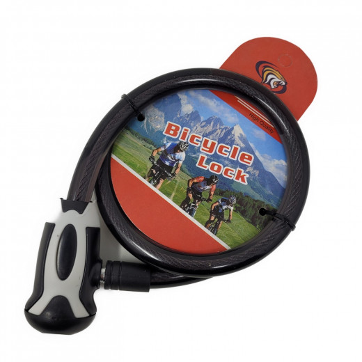 Fahrradschloss inkl. 2 Schlüssel (12mm x 120cm) farbig sortiert