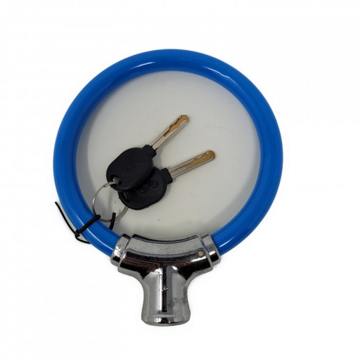 Schloss für E-Scooter Roller (Dicke 12mm, Länge 32cm, Geschlossen ∅ 12cm) farbig sortiert