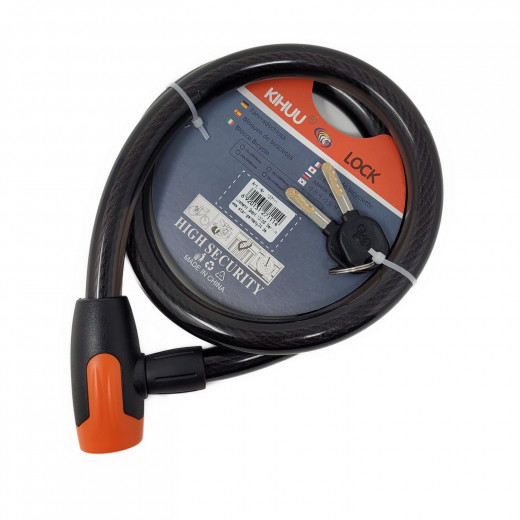Fahrradschloss inkl. 2 Schlüssel (18mm x 100cm)