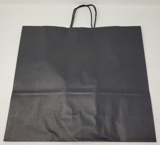 Papiertragetaschen ohne Druck/braun,weiss, schwarz .(12St./  VPE) 32x11x25 cm