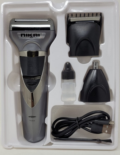 Haarschneider Akku Haartrimmer Bartschneider Trimmer Rasierer mit Motiv #6826