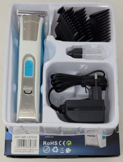Haarschneider Akku Haartrimmer Bartschneider Trimmer Rasierer mit Motiv #NK-1700
