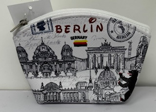 Geldböse mit Berlin-Motiv. 15x8 cm