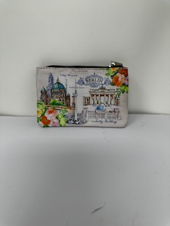 Geldböse mit Berlin-Motiv. 12x8 cm