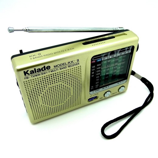 9-Band Weltempfänger Radio Kalade KK-9 (gold)
