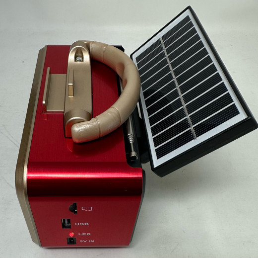 Radio Waxiba M-899BT-S mit Solar USB/SD/MP3/AUX/-Band AM/FM/SW1-3 (farbig sortiert)