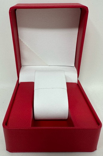 Lader Uhren box Rot 11cmX10cmX7cm