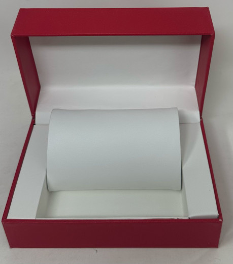 lader Uhrenbox Rot  16cmX11cmX7cm