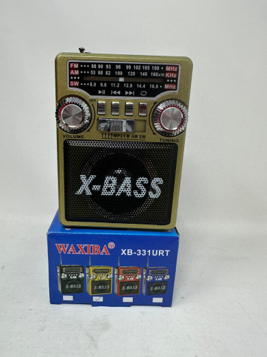 Radio Waxiba-331 mit USB/SD/MP3/AUX/-Band AM/FM/SW1-3 (farbig sortiert)