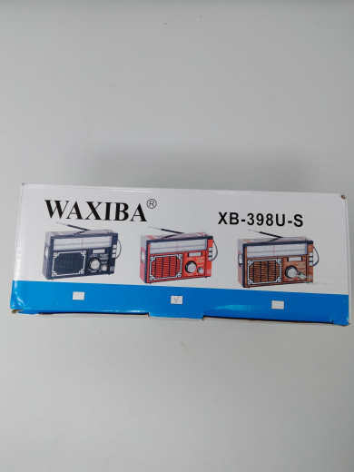 Radio Waxiba-398S mit Solar USB/SD/MP3/AUX/-Band AM/FM/SW1-3 (farbig sortiert)