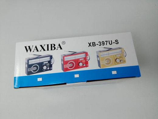 Radio Waxiba-962 BTS mit Solar USB/SD/MP3/AUX/-Band AM/FM/SW1-3 (farbig sortiert)