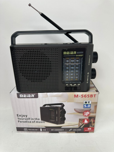 Radio Meier-565BT mit USB/SD/MP3/AUX/-Band AM/FM/SW1-3 (farbig sortiert)