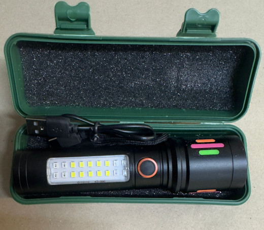 Taschenlampe, TP-C Aufladen
