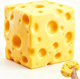 Käse Spielzeug Stressball, Käse Quetschspielzeug Sensorisches Squeeze Spielzeug Realistische Käseform Squishy für Erwachsene Kinder Party 7cm ( 12St./ P)
