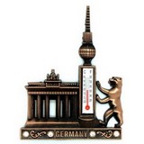 Fridge magnet thermometer