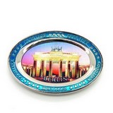 Fridge magnet plate oval