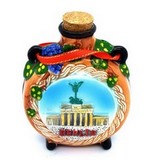 Porcelain liquor jug