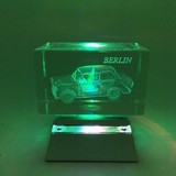 3D glass 8x5mm mit Motiv # 100110