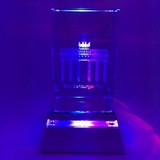 Kristallglas mit 3D Innengravur 5x8mm mit Motiv #100115