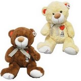 55cm Plüschbär mit Schleife und Aufnahtmm mit Motiv #961