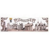 Photo magnet 17x5cm made of synthetic leather