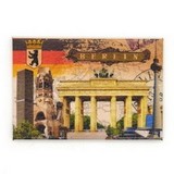 Fotomagnet 8x5,5cm aus Kunststoffleder (VPE 12)