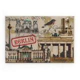 Fotomagnet 8x5,5cm aus Kunststoffleder (VPE 12)