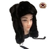 CCCP-Mütze in braun (Größe gemischt 59-62)