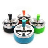 Dreh-Aschenbecher 12cm in Keramikoptik (farbig sortiert)