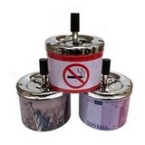 Drehaschenbecher Aschenbecher 11x13cm farbig sortiert