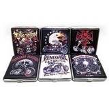 Zigarettenetui (für 20 Zigaretten) 10x10cm Biker Motive sortiert [02]