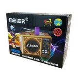 Radio Meier M-U167 USB/TF/MP3 player 3-band incl. battery (assorted colors)