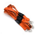 Schlüsselbänder mit Aufschrift BERLIN in ORANGE